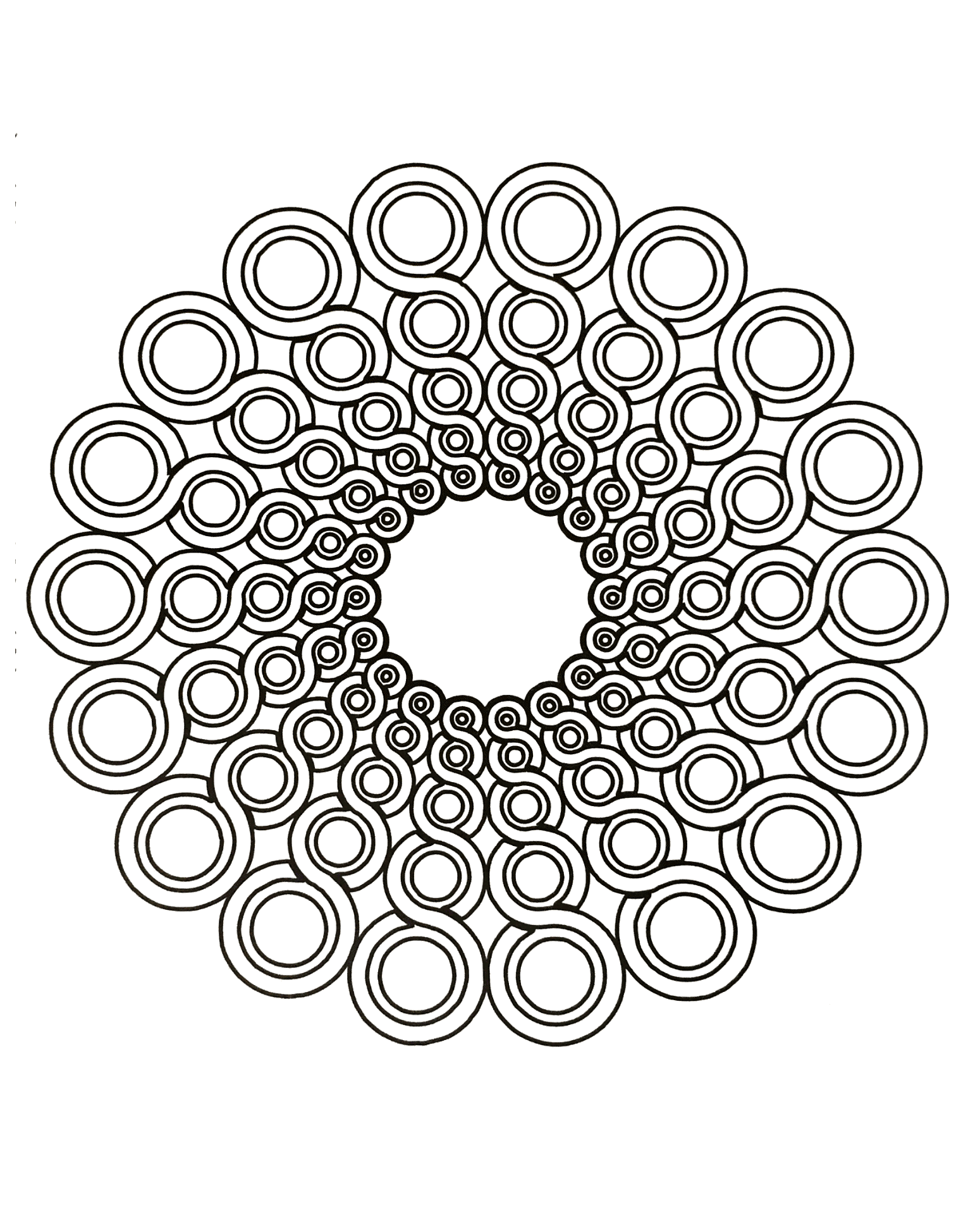 Mandala en relieve (Zen & Antistress)