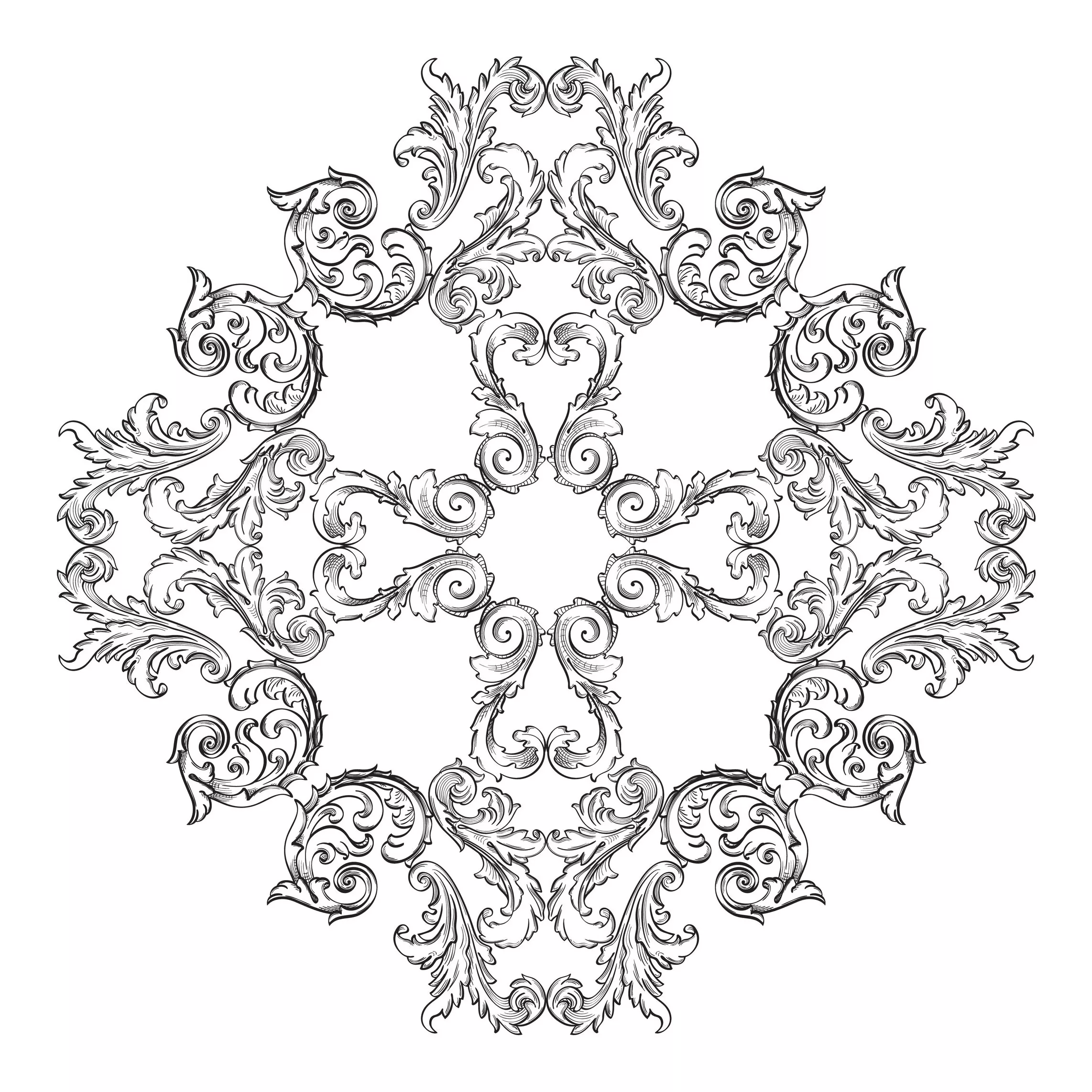 Mandala de estilo vintage del artista Alexeii Buravtsov (Zen & Antistress)
