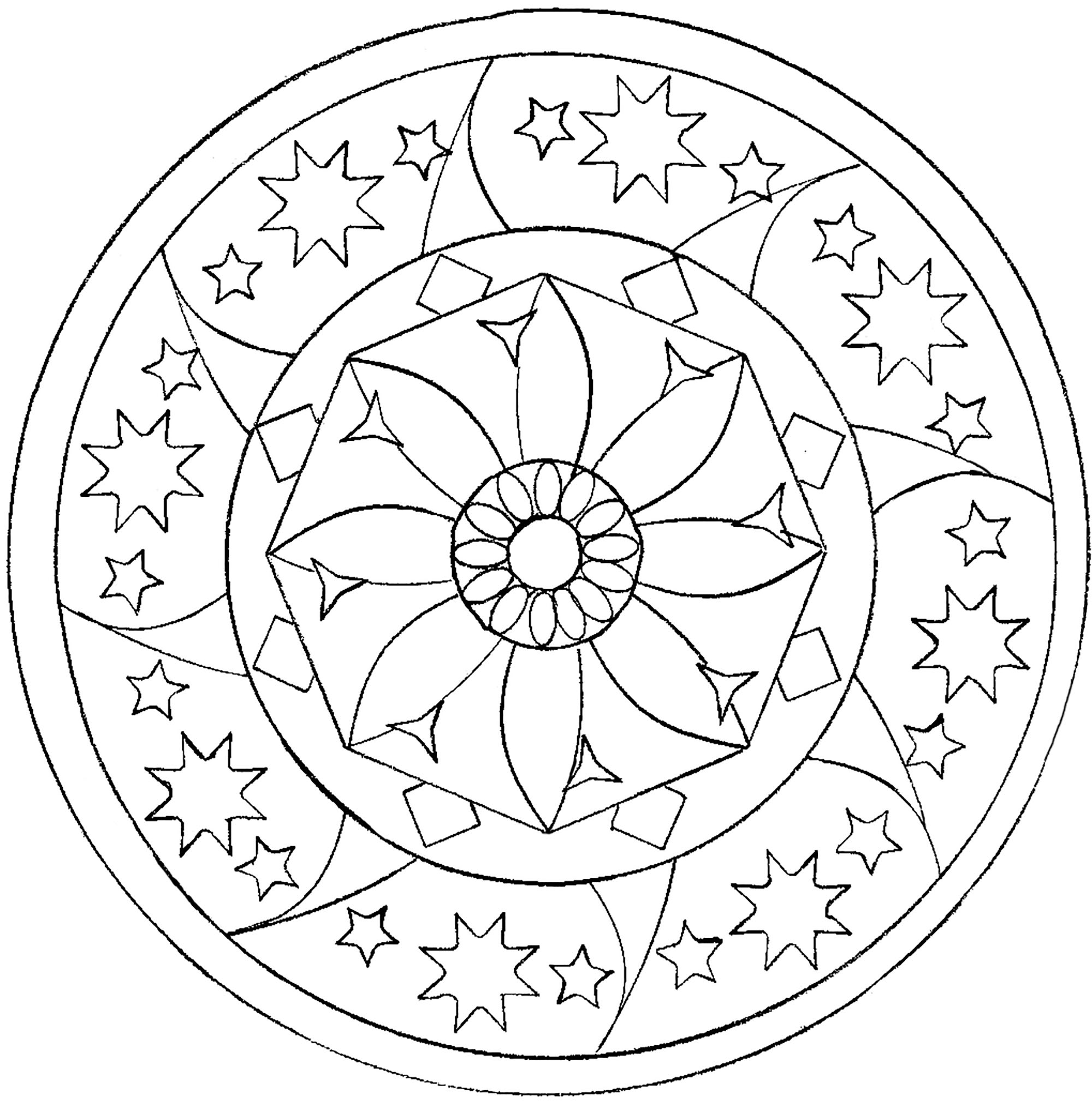 Mandala desestresante por Domandala (Zen & Antistress)