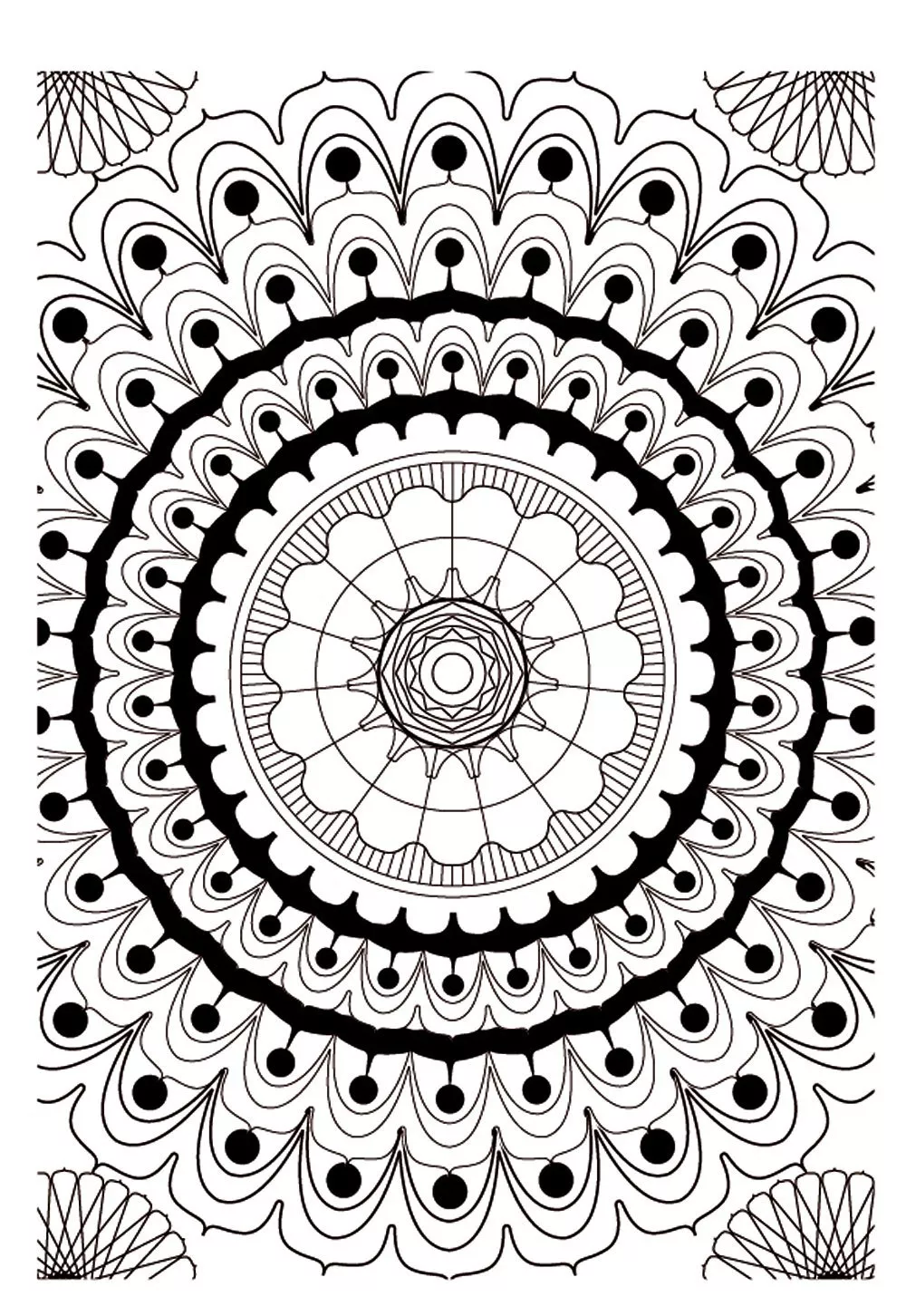 Mandala-a-colorier-zen-relax-gratuit (9) (Zen & Antistress)