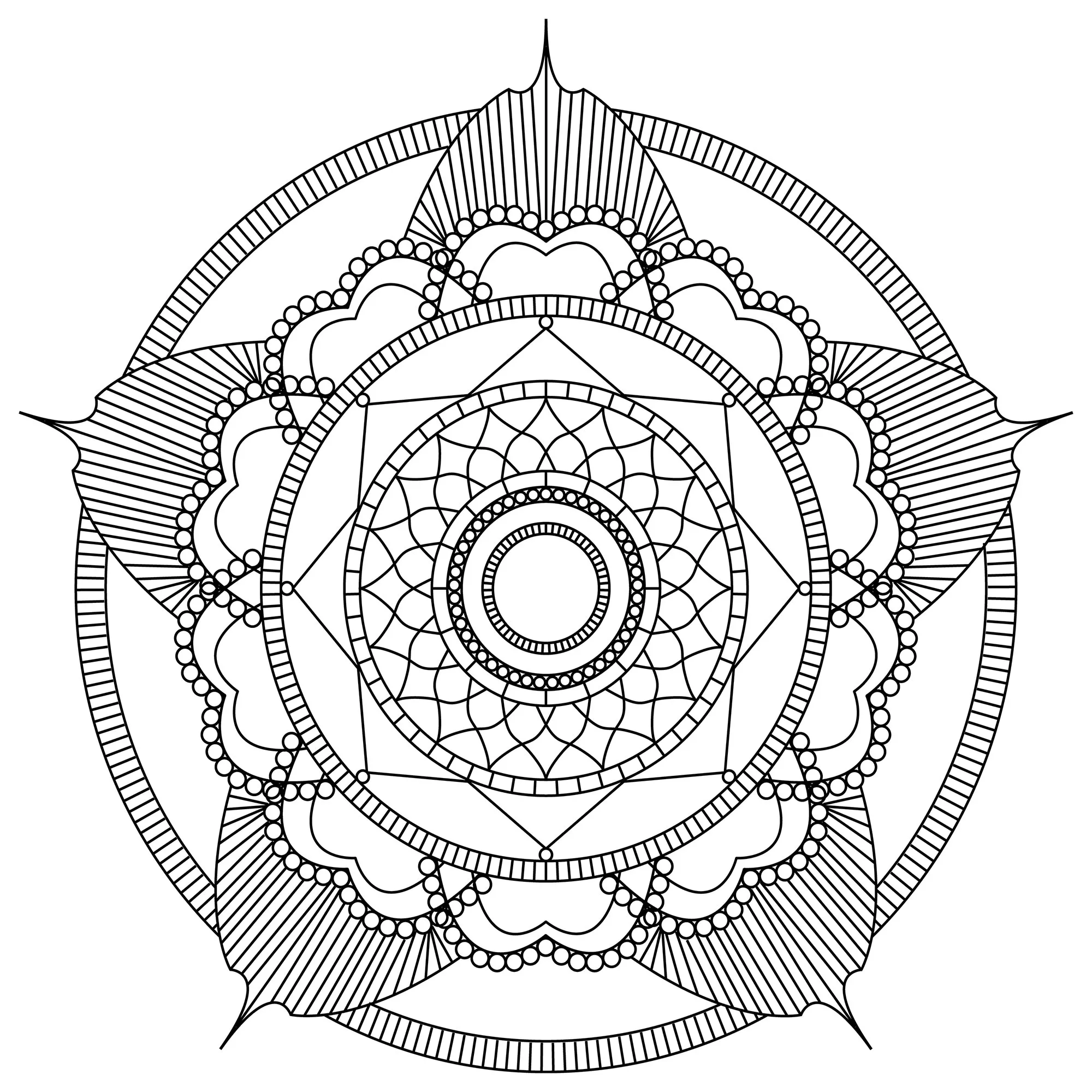 Flor mandala de MPC Design (Zen & Antistress)