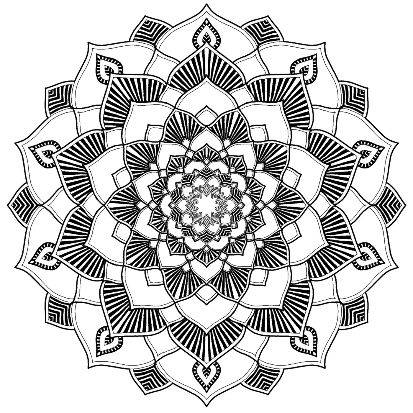 Mandala elegante y relajante (Zen & Antistress)