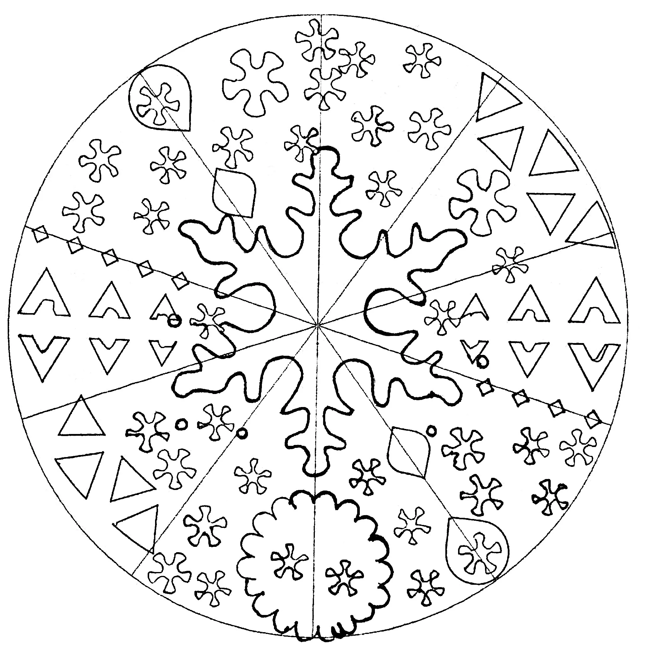 Mandala simple par Domandala (Zen & Antistress)