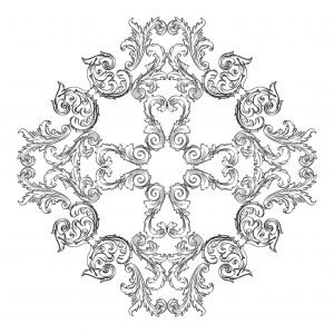 Mandala De Estilo Vintage Del Artista Alexeii Buravtsov