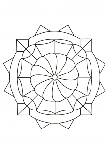 Un Mandala Sencillo Y Cautivador