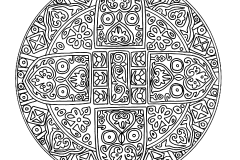 Mandala A Colorier Zen Relax Gratuit  1 