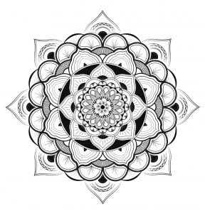 Mandala vectorial de Louise