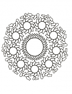 Mandalas Redondos Y Formas Divertidas