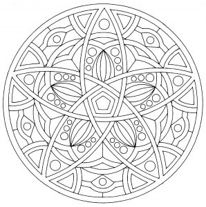 Mandala vectorial (Zen & Antistress)