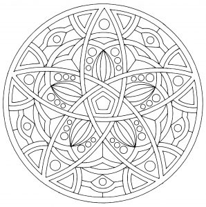 Mandala vectorial