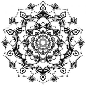 Mandala elegante y relajante