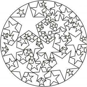 Mandala de estrellas